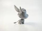 Cute Donkey Figurine Chibi Animal 3D Printable-2