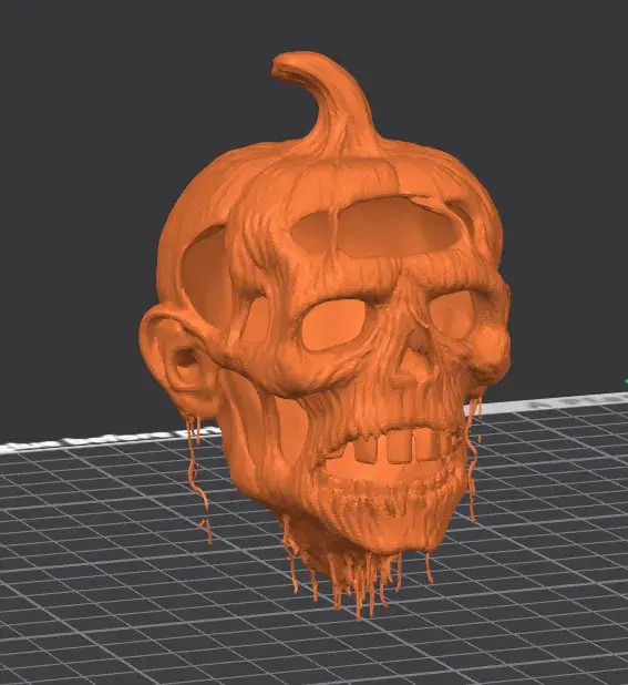 “Pumpkin Shrunken Head”