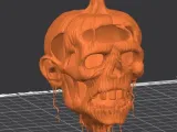 “Pumpkin Shrunken Head”-1