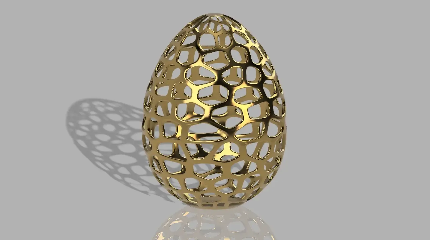Voronoi Easter Egg