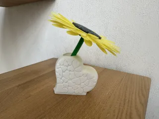 Heart shaped vase