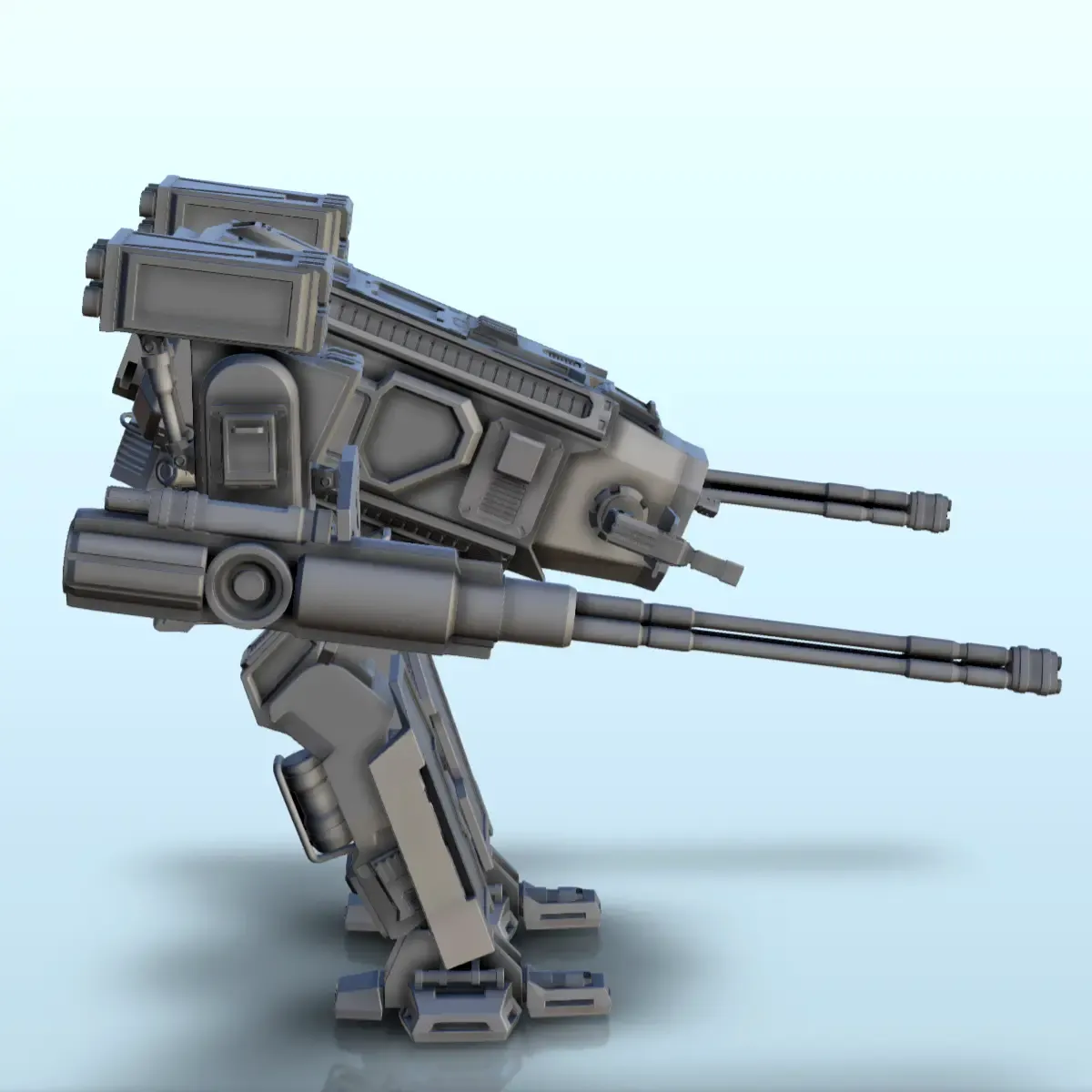 Xilmis combat robot (24) - sci-fi science fiction future 40k