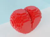 8 bit heart 3D-2