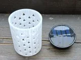Simple Solar LED Table Lamp with Triangular Light Points-3