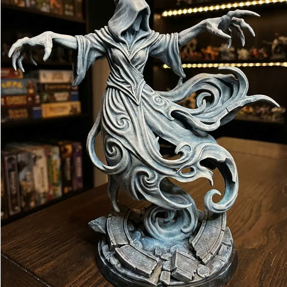 Spectral Wraith Ghost Statue | Gothic Fantasy Sculpture
