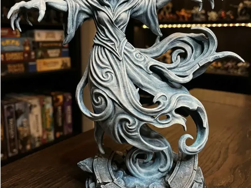 Spectral Wraith Ghost Statue | Gothic Fantasy Sculpture