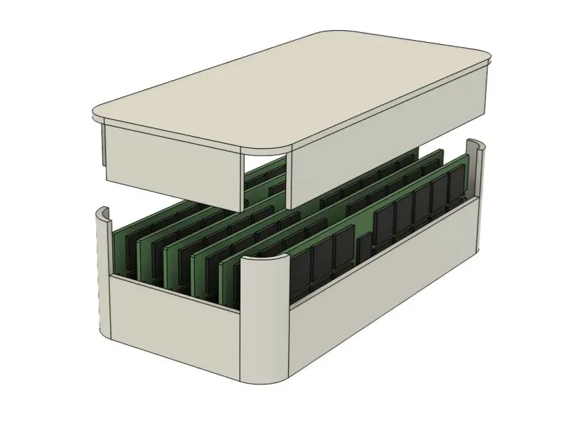 6-Slot DDR4/DDR5 Organizer
