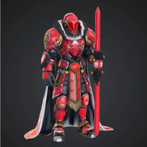 FREE Grimdark paladin candycane christmas