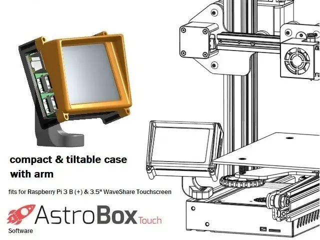 Modello di custodia "Pannello operativo" per AstroBox Touch