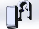 Fastening for a plastic's cooling, a cable holder, configura-1