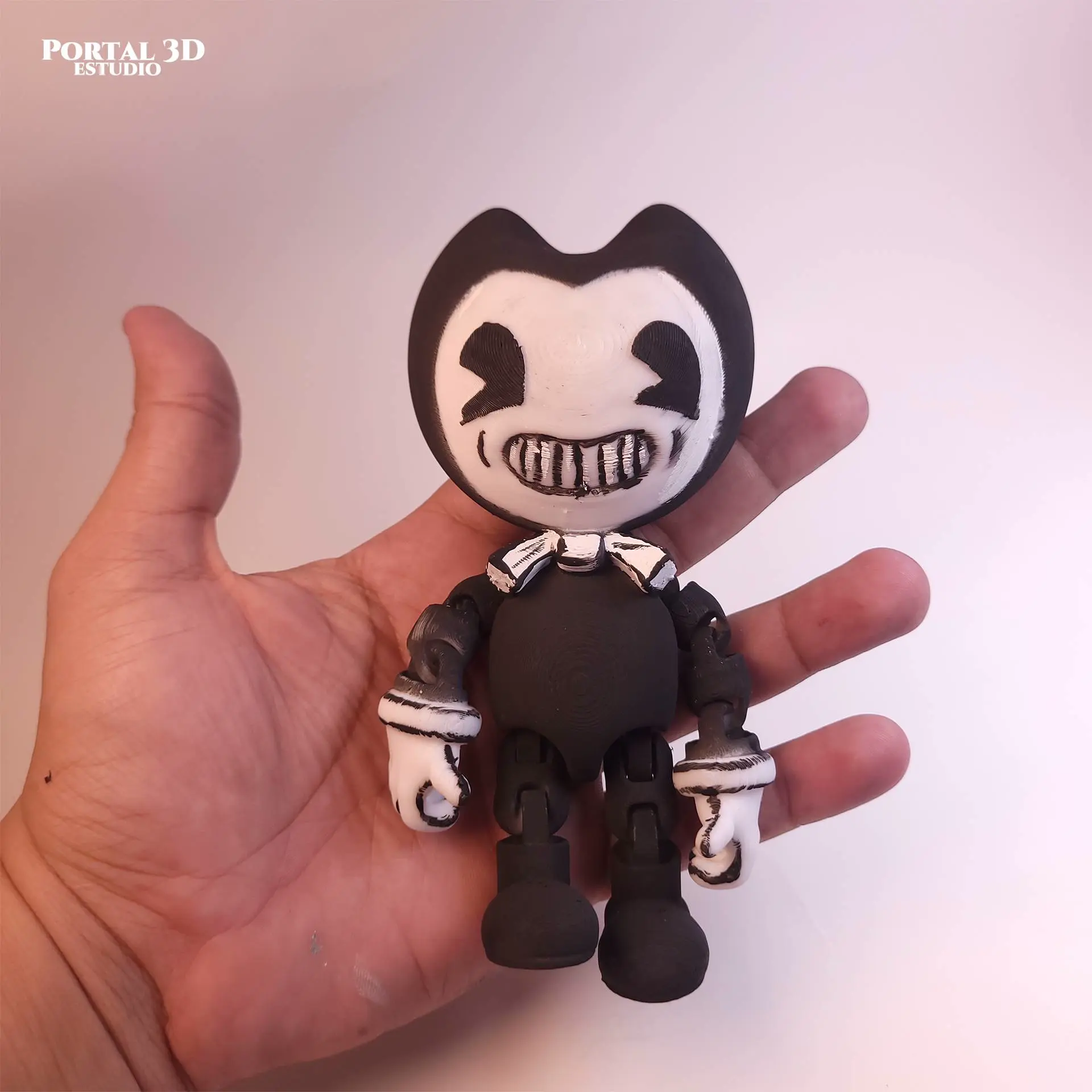 Cartoon Bendy / PRINT-IN-PLACE WITHOUT SUPPORT