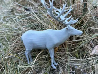 Normal realistic deer