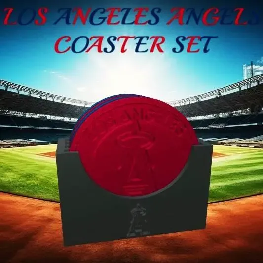 Los Angeles Angels Coaster Set (MLB)
