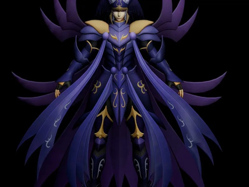 Saint Seiya - Oneiros Low-poly 3D model