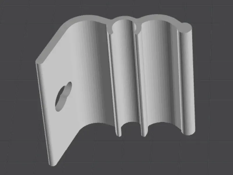 Embraer Phenom 100 / 300 lateral Sunshade clip