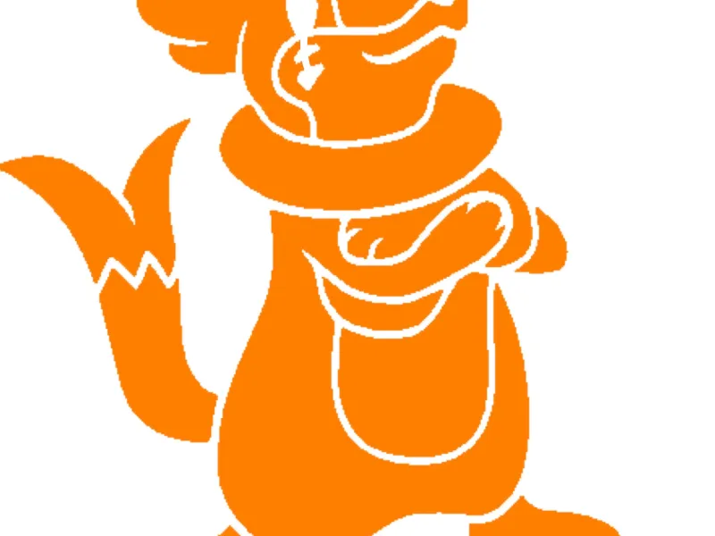 Buizel stencil
