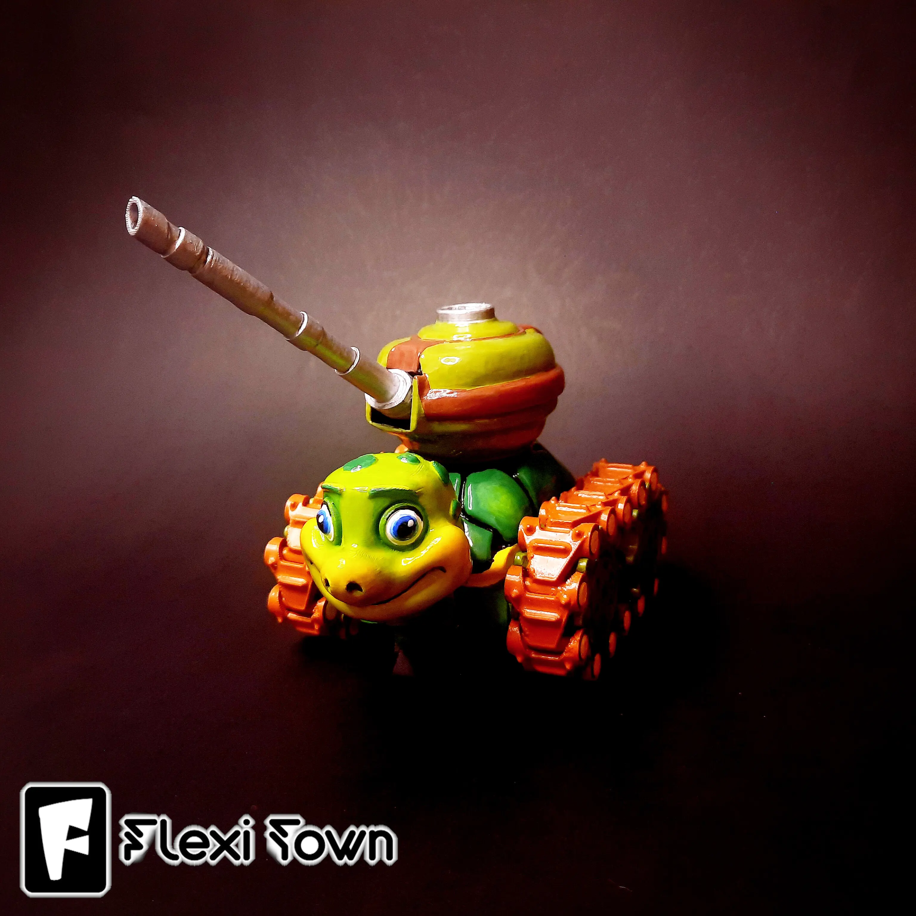 Flexi Print-in-Place Tank Turtle