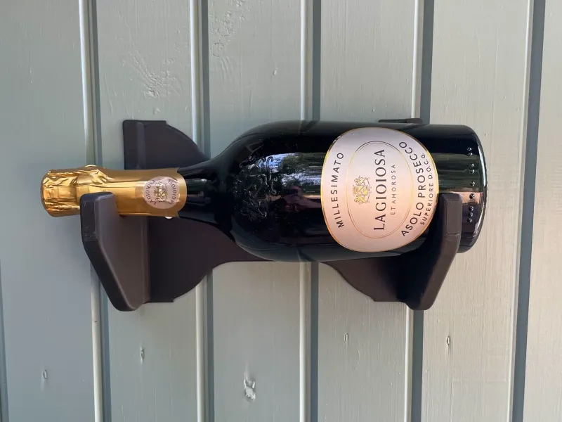 Wall Mounted Wine Bottle Holder