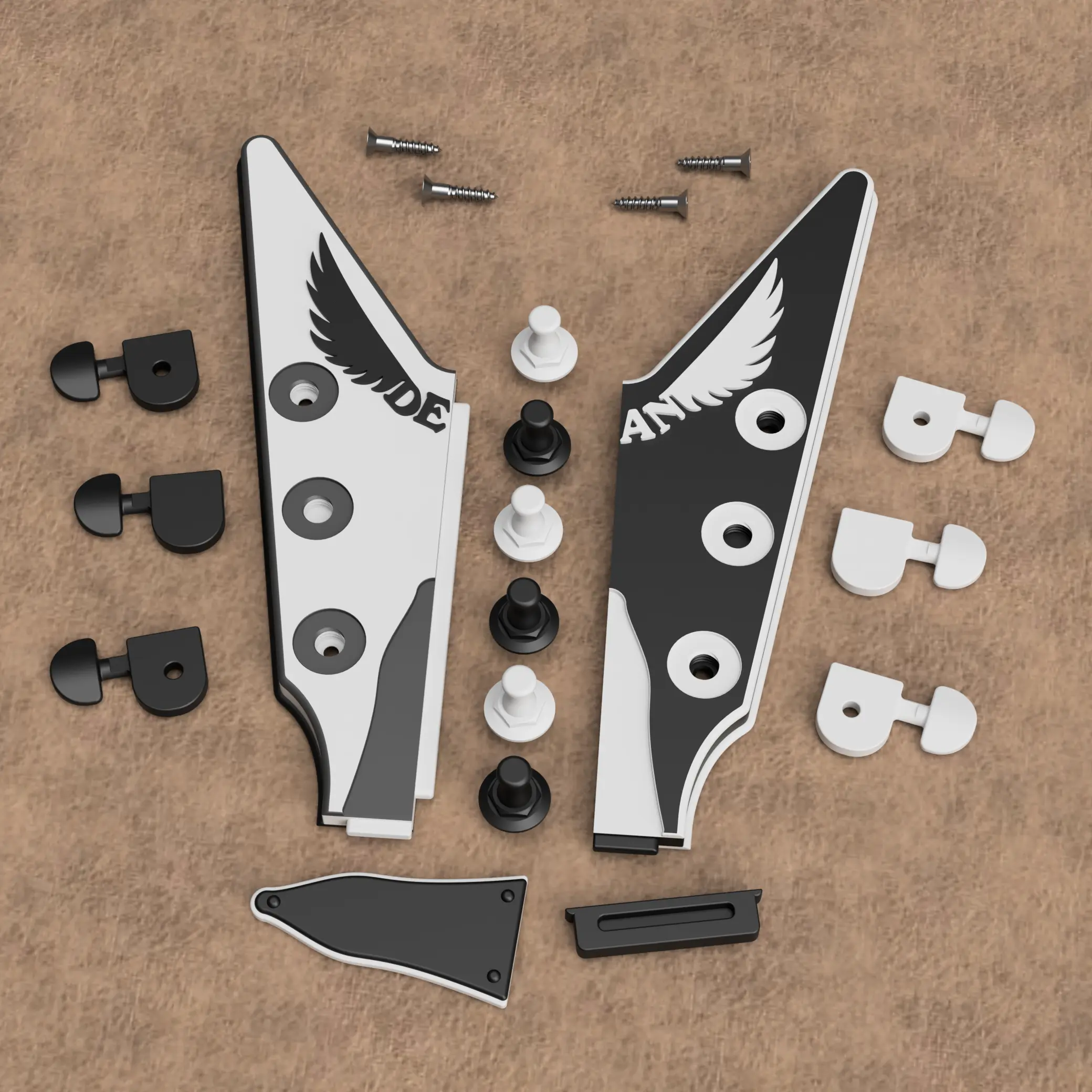 Dean ML Guitar Headstock - Wall Art / Key Hanger