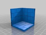 Dungeon Tiles - Cobblestone Walls and Tile Floor-1