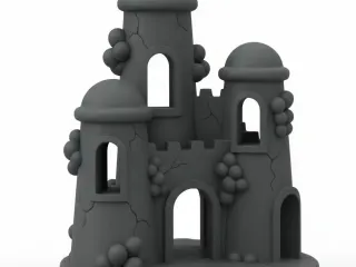 Ancient Ruin Castle – Aquarium Decor