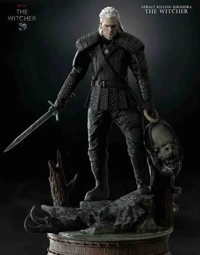 The Witcher III Geralt of Rivia statue