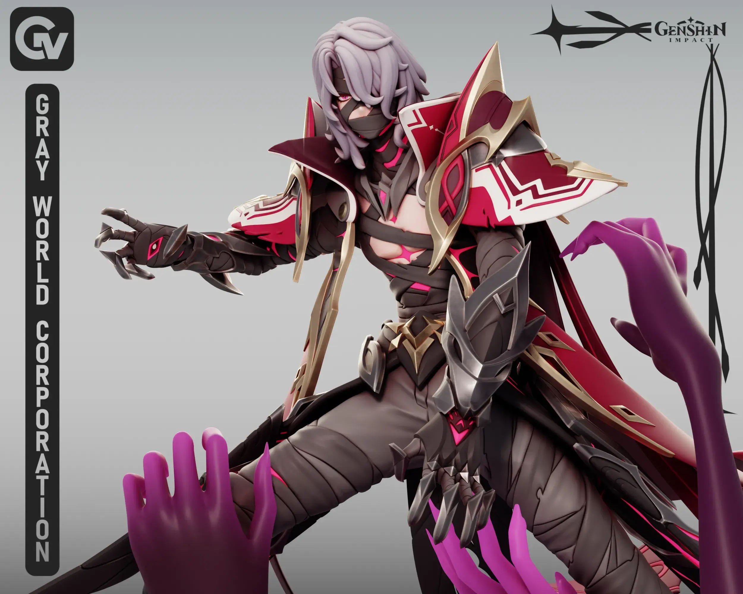 Characters & Creatures STL Download - Rerir | Genshin Impactby Gray ...