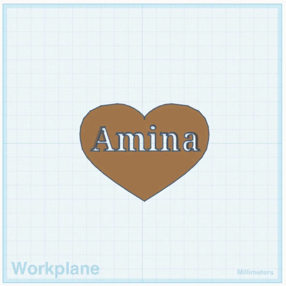 Amina Heart Cutout