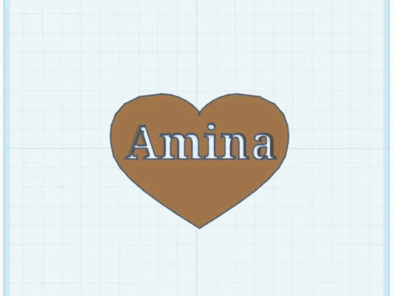 Amina Heart Cutout