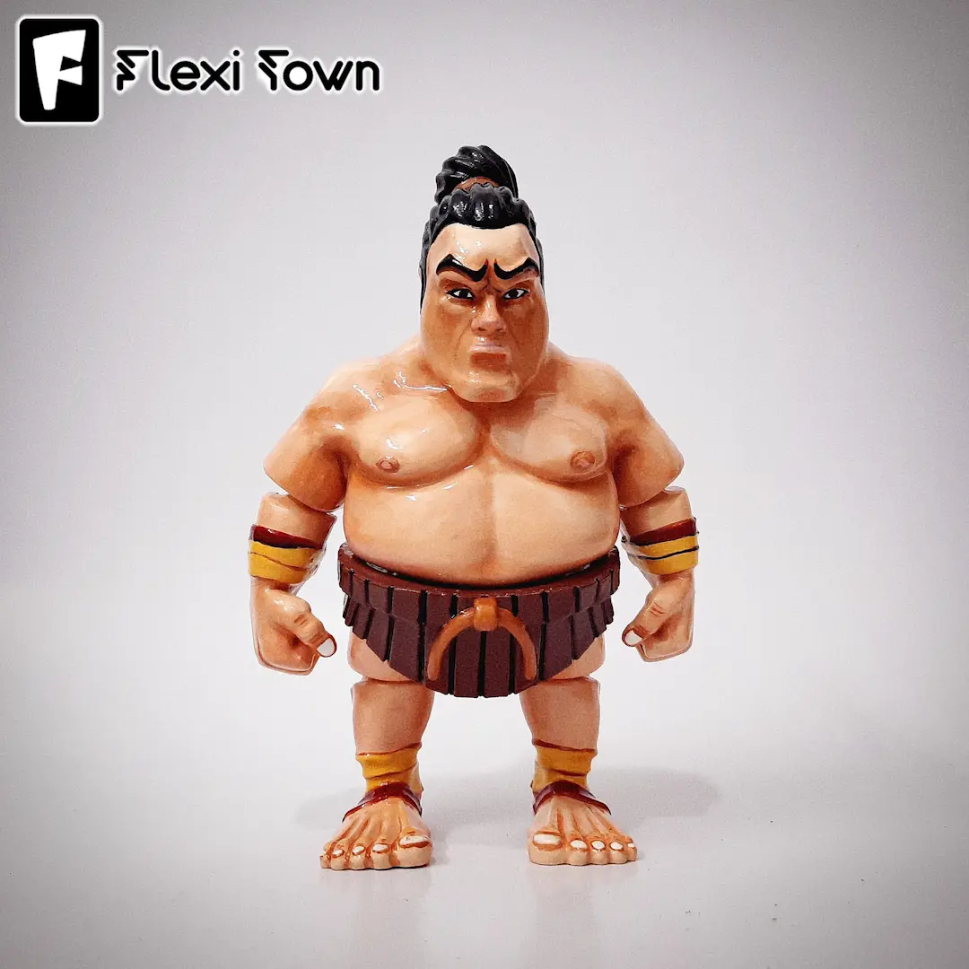 Flexi Print-in-Place Sumo Wrestlers