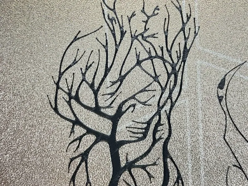 Wall art Silueta Pareja Arte de Pared