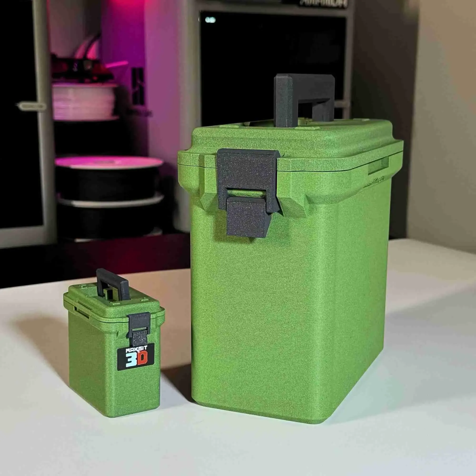 3D Printable Heavy Duty Gear Box Compact Size