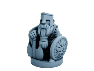 Dwarfclan Hold Guardian (18mm scale)