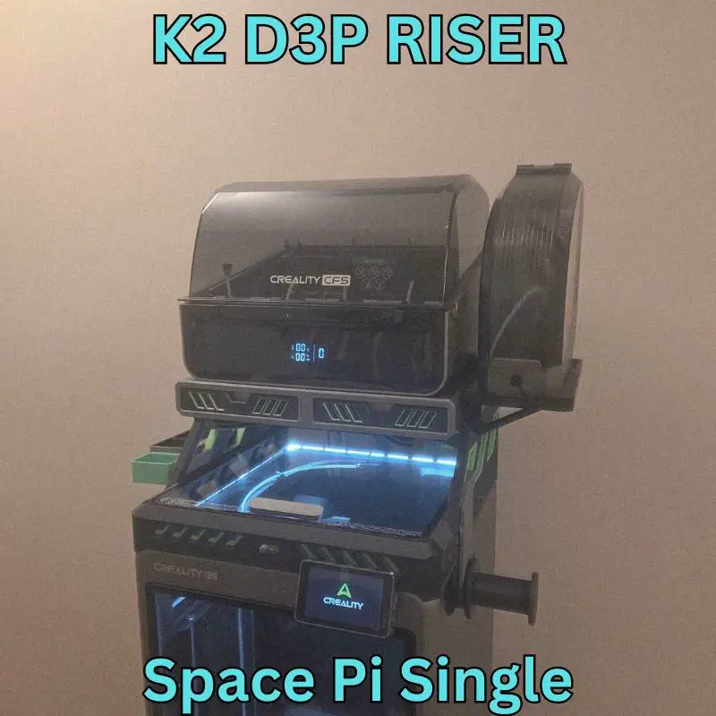 K2 Pi Rack Archivos de impresora 3D | Archivo 3MF | K2 Single Space Pi Extension ...