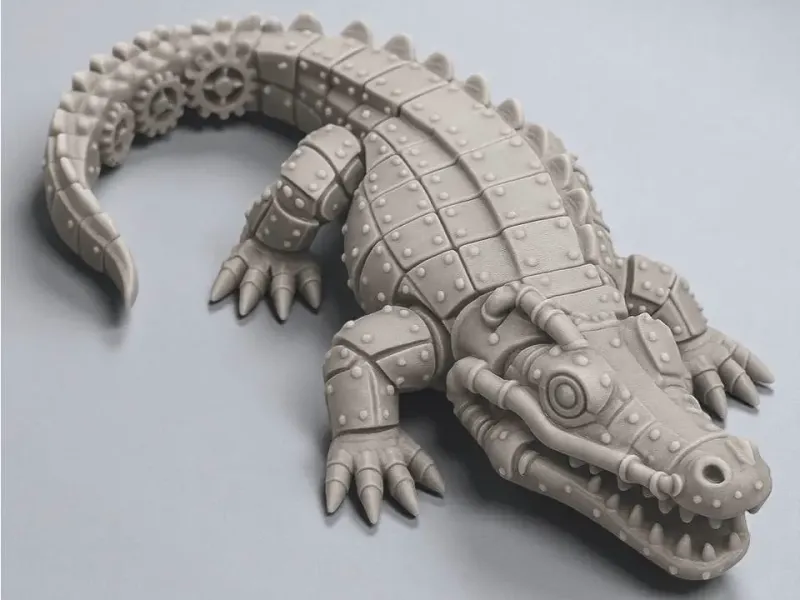Mechanical crocodile