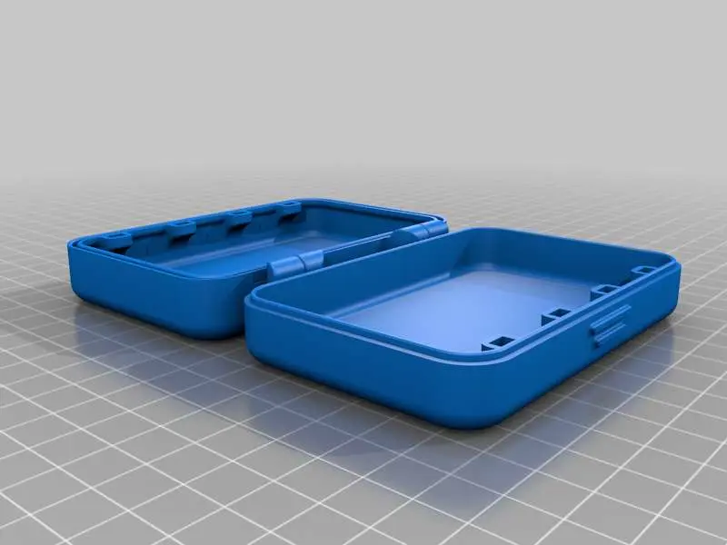 box with clip or magnetic lock, different versions