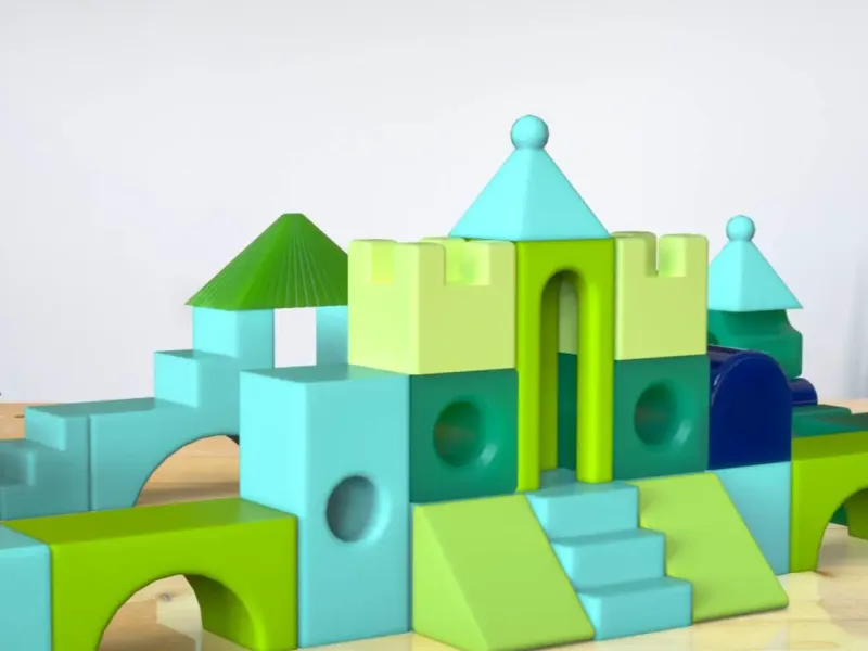 Blocos de Construção Modulares para Crianças