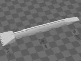 Spatula for spreading thermal paste.-1