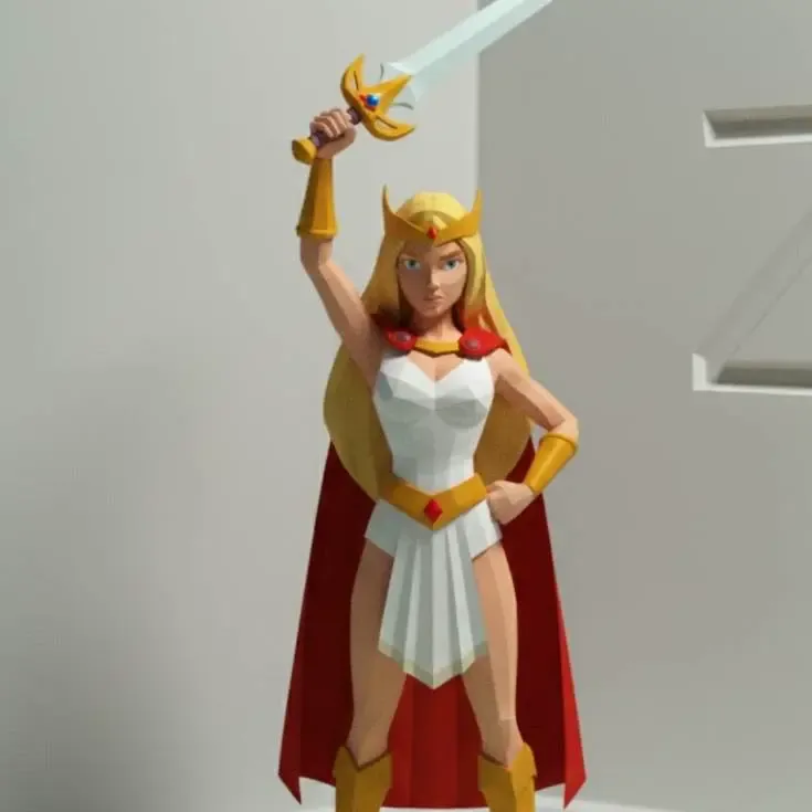 She ha - low poly