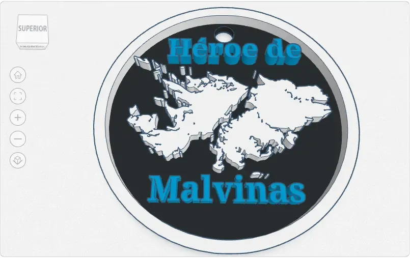 Llavero de Malvinas
