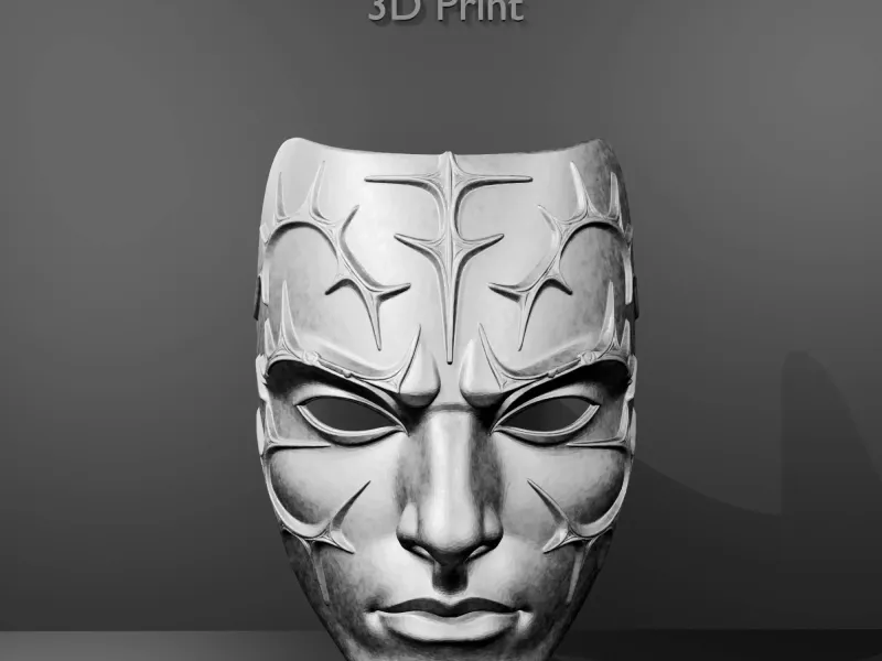 Dark Thorn Mask – Detailed 3D Printable Mask Model