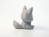 Cute Fox Figurine Chibi Animal 3D Printable-2