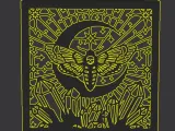 Mystic Moth & Crystals - Modular Light Box Insert-1