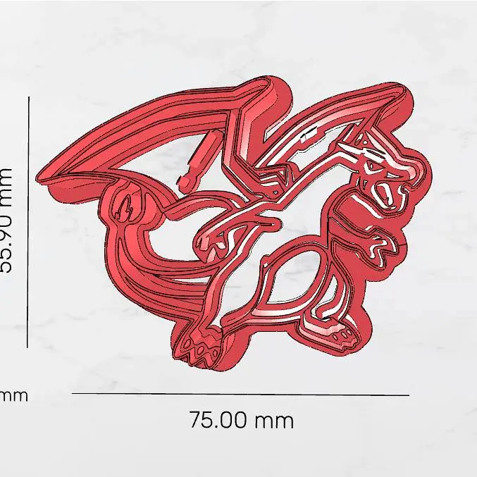 charizard cookie cutter 1