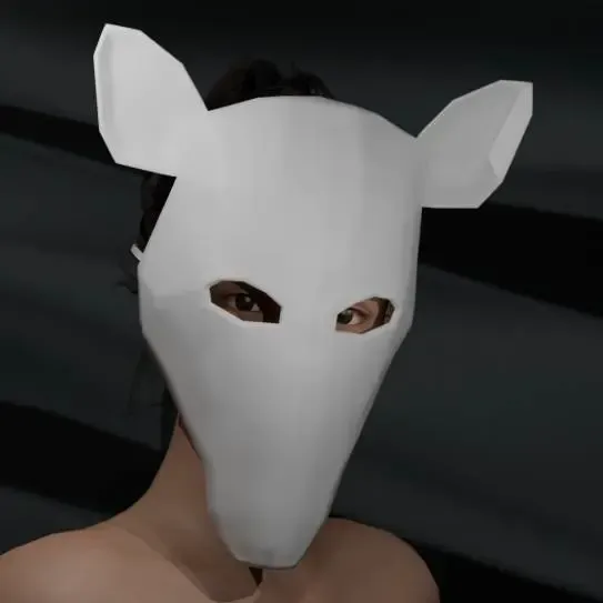 Low-Poly Deer Mask