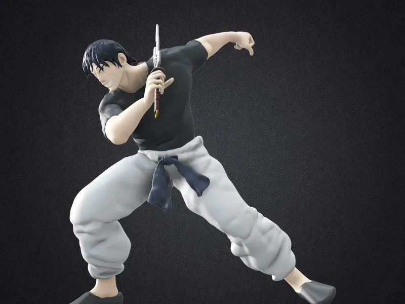Toji Fushiguro Attack Pose