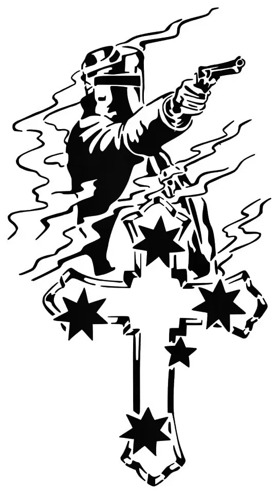 Ned Kelly stencil