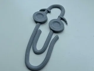 Funny book mark snap hook