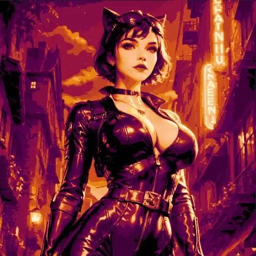 Cat Woman Noir
