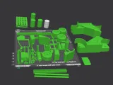 Scale model forklift-4